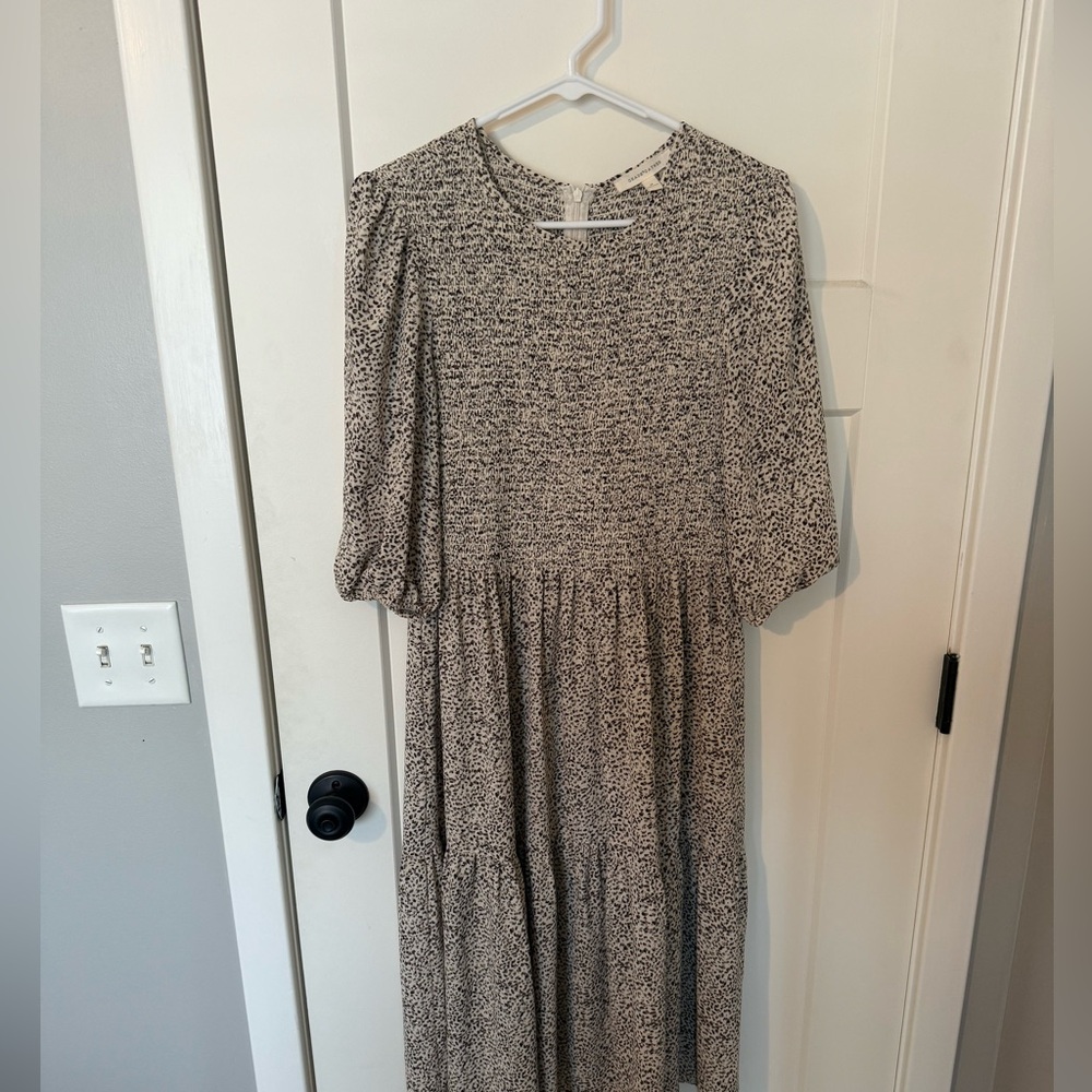Long Leopard Print Dress